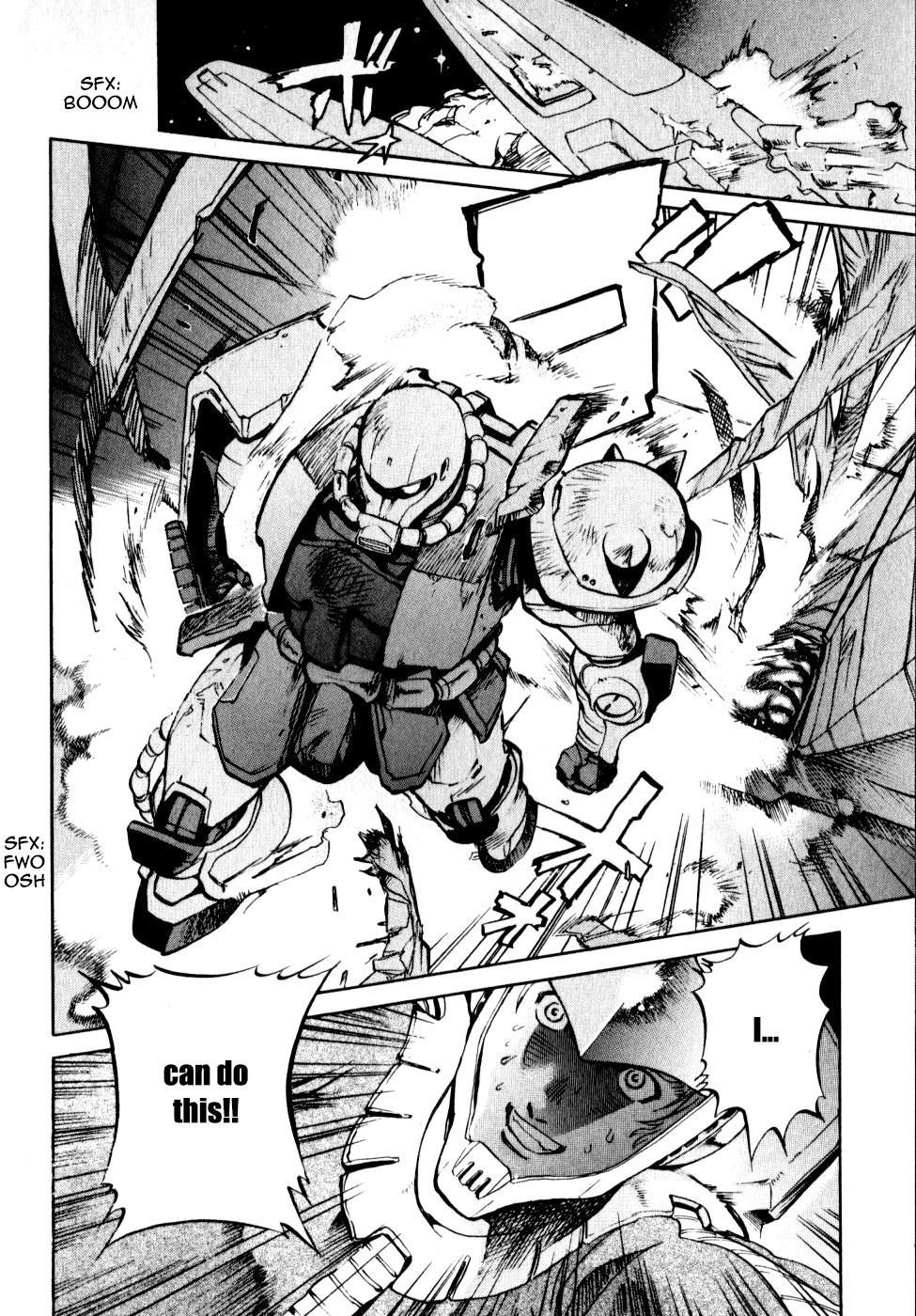 Kidou Senshi Gundam Senki: Lost War Chronicles Chapter 0.2 page 15 - Chapter 0.2: OPERATION 0 side B: Ken Bederstadt - At the outbreak of War -
