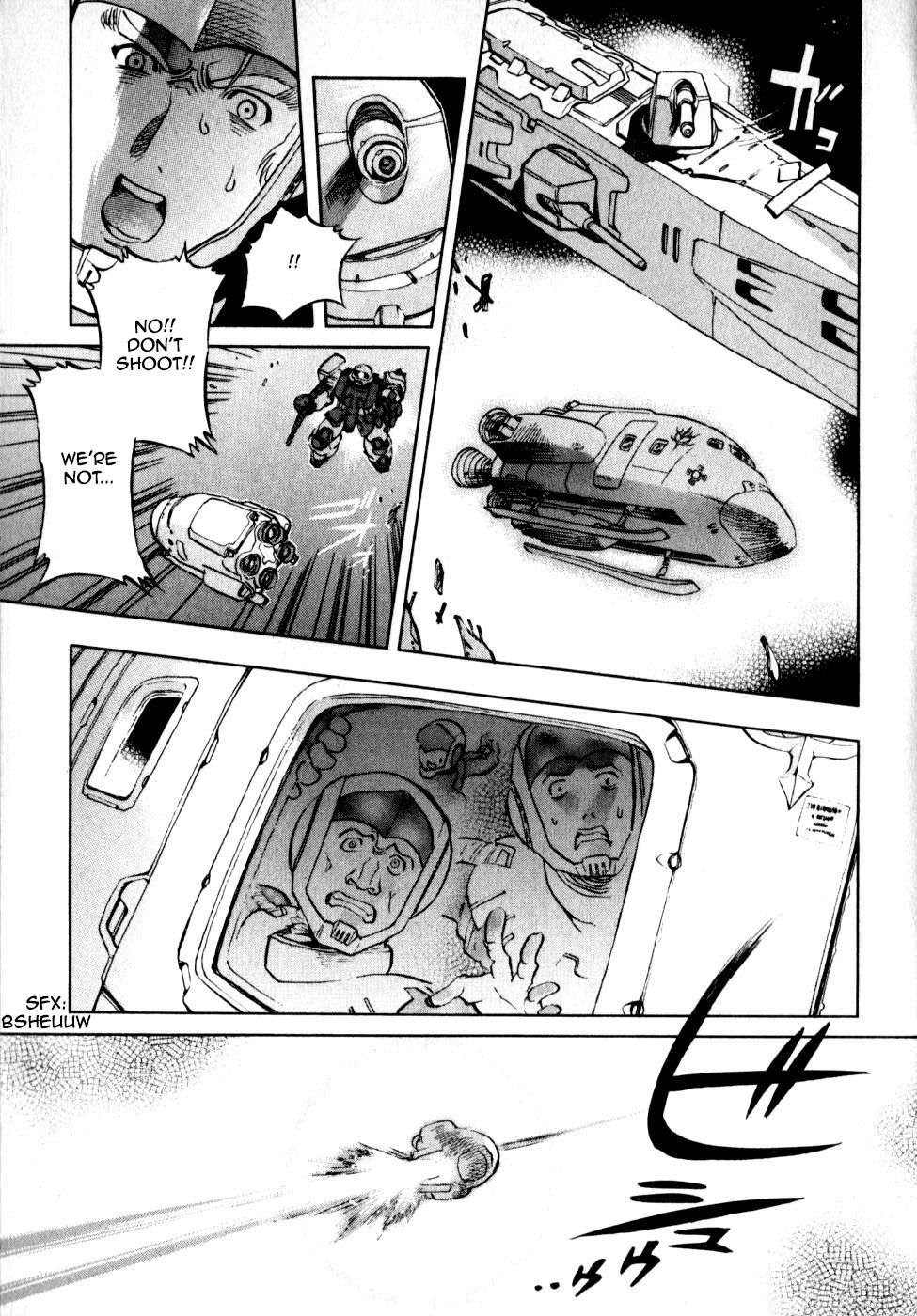 Kidou Senshi Gundam Senki: Lost War Chronicles Chapter 0.2 page 16 - Chapter 0.2: OPERATION 0 side B: Ken Bederstadt - At the outbreak of War -