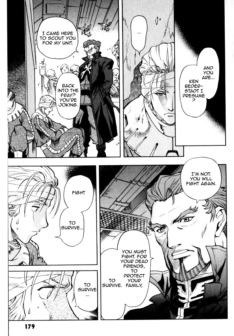 Kidou Senshi Gundam Senki: Lost War Chronicles Chapter 0.2 page 19 - Chapter 0.2: OPERATION 0 side B: Ken Bederstadt - At the outbreak of War -