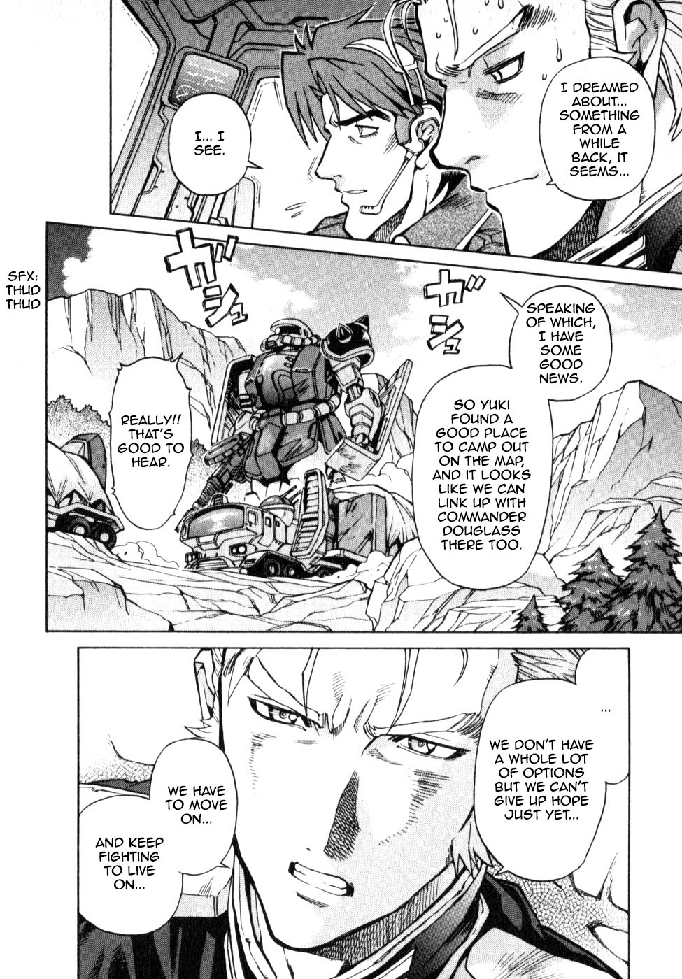 Kidou Senshi Gundam Senki: Lost War Chronicles Chapter 0.2 page 2 - Chapter 0.2: OPERATION 0 side B: Ken Bederstadt - At the outbreak of War -