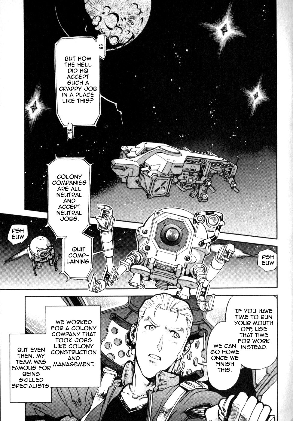 Kidou Senshi Gundam Senki: Lost War Chronicles Chapter 0.2 page 3 - Chapter 0.2: OPERATION 0 side B: Ken Bederstadt - At the outbreak of War -