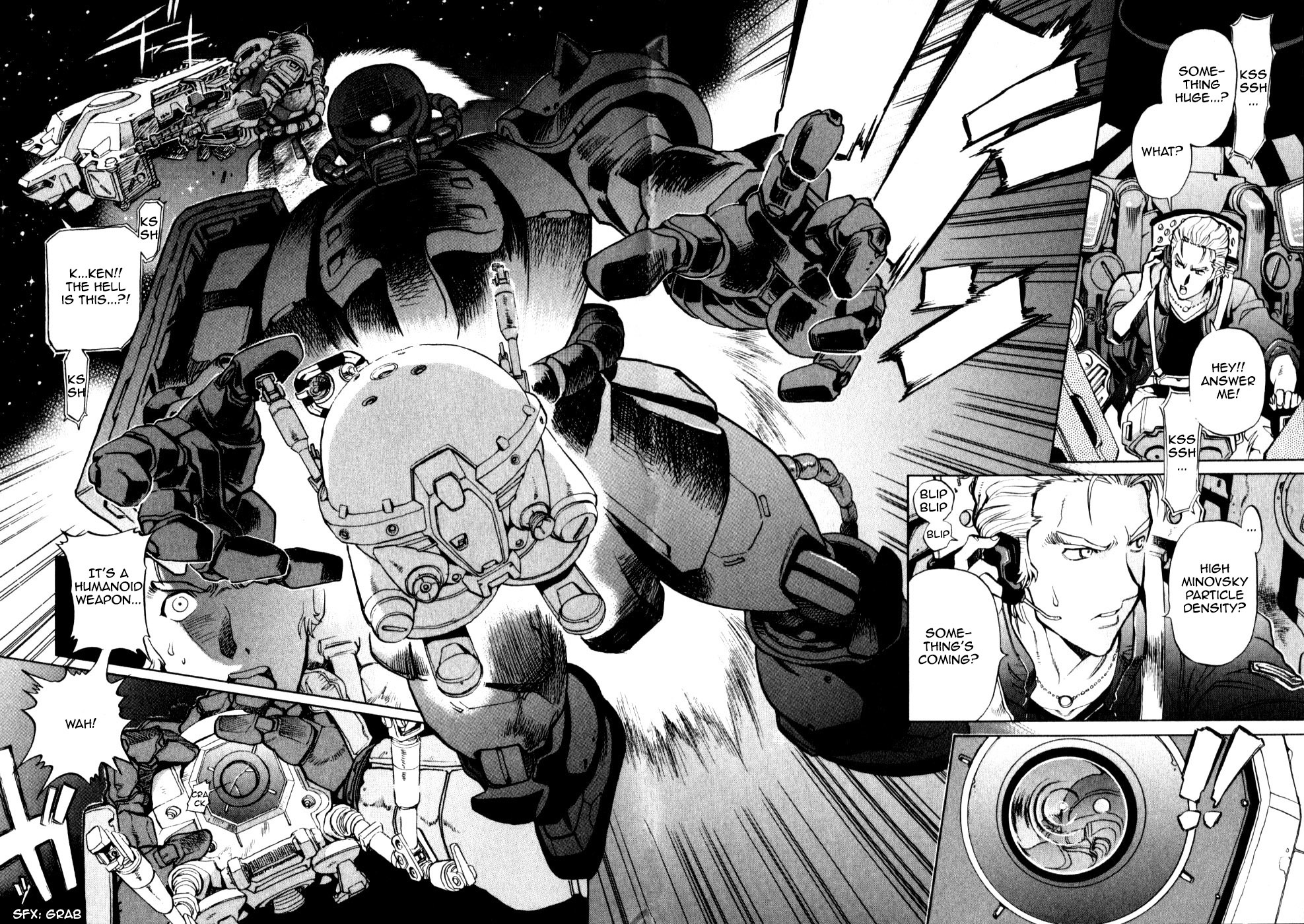Kidou Senshi Gundam Senki: Lost War Chronicles Chapter 0.2 page 5 - Chapter 0.2: OPERATION 0 side B: Ken Bederstadt - At the outbreak of War -