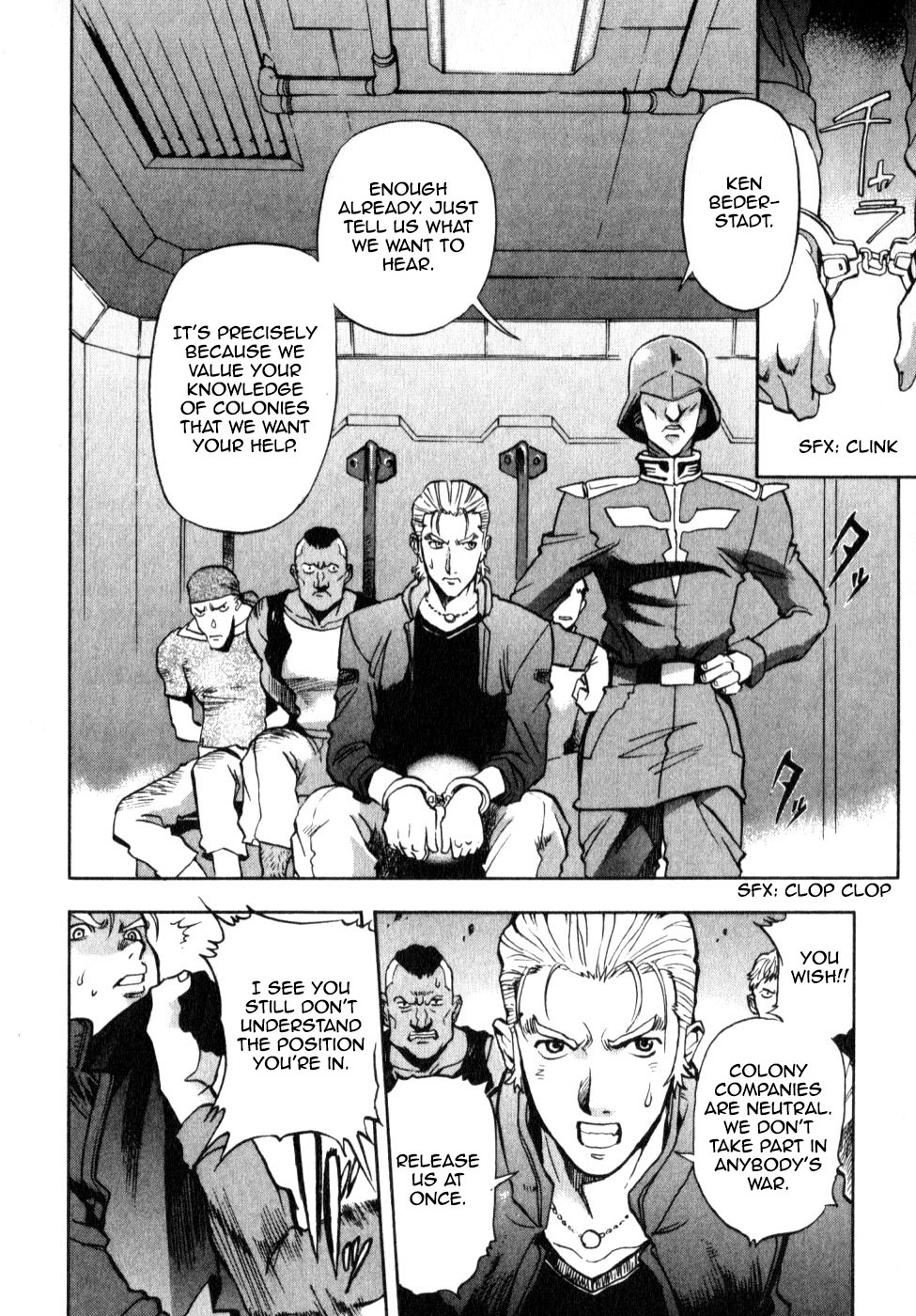 Kidou Senshi Gundam Senki: Lost War Chronicles Chapter 0.2 page 6 - Chapter 0.2: OPERATION 0 side B: Ken Bederstadt - At the outbreak of War -