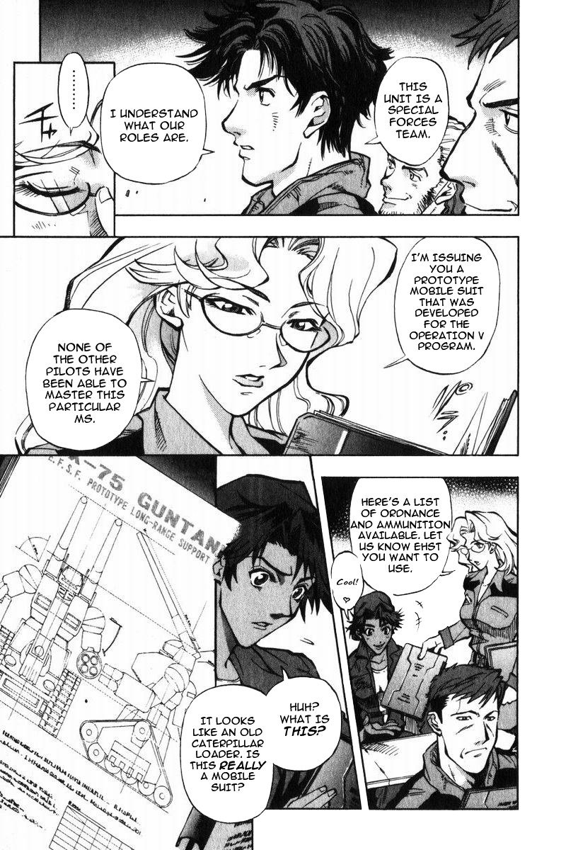 Kidou Senshi Gundam Senki: Lost War Chronicles Chapter 1 page 10 - Chapter 1: Experimental Unit