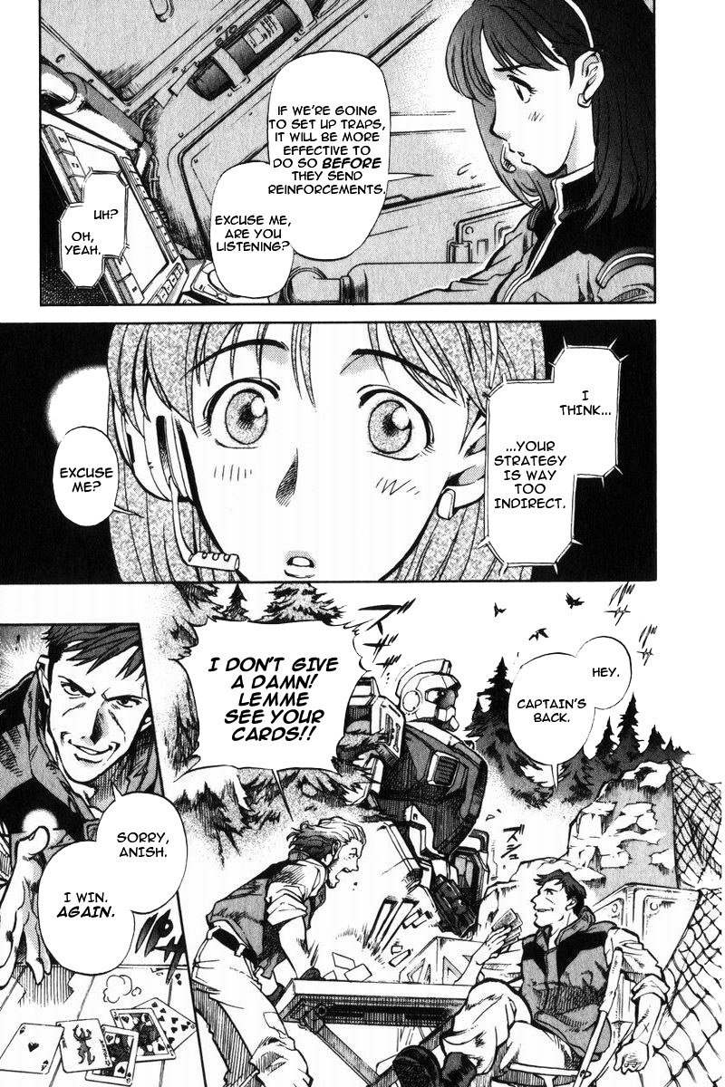 Kidou Senshi Gundam Senki: Lost War Chronicles Chapter 1 page 14 - Chapter 1: Experimental Unit