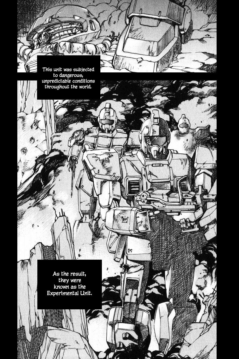 Kidou Senshi Gundam Senki: Lost War Chronicles Chapter 1 page 7 - Chapter 1: Experimental Unit