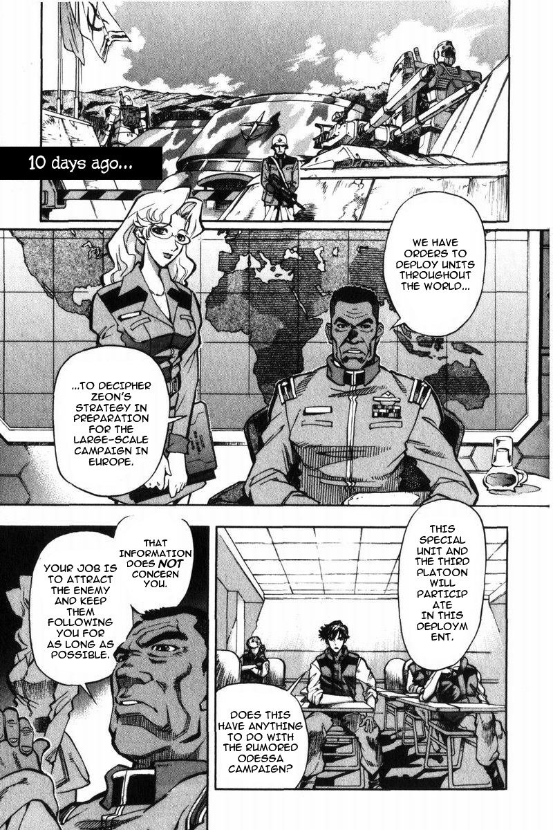 Kidou Senshi Gundam Senki: Lost War Chronicles Chapter 1 page 8 - Chapter 1: Experimental Unit