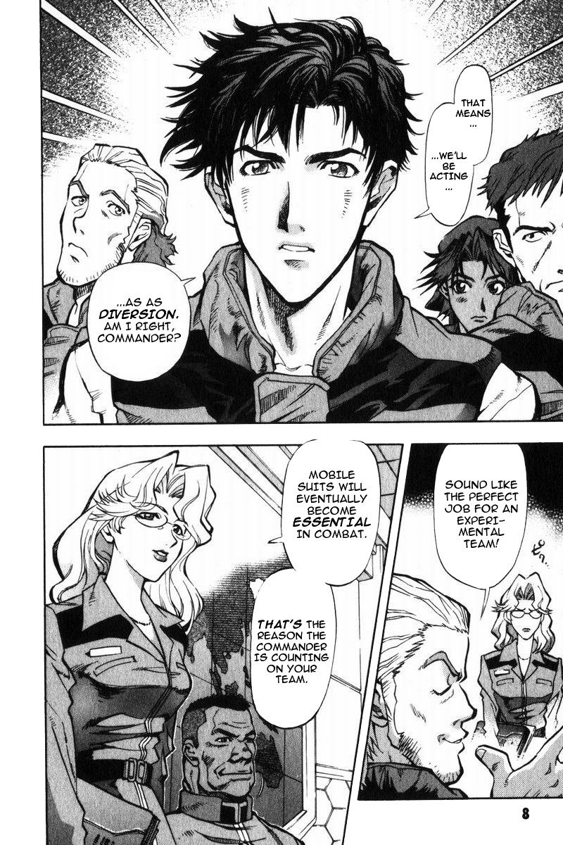Kidou Senshi Gundam Senki: Lost War Chronicles Chapter 1 page 9 - Chapter 1: Experimental Unit