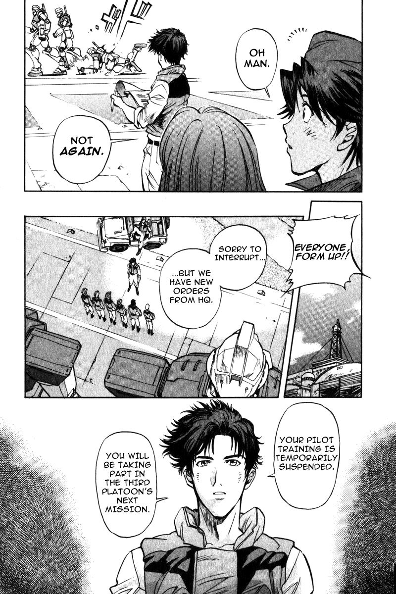 Kidou Senshi Gundam Senki: Lost War Chronicles Chapter 4 page 12 - Chapter 4: Will to Fight