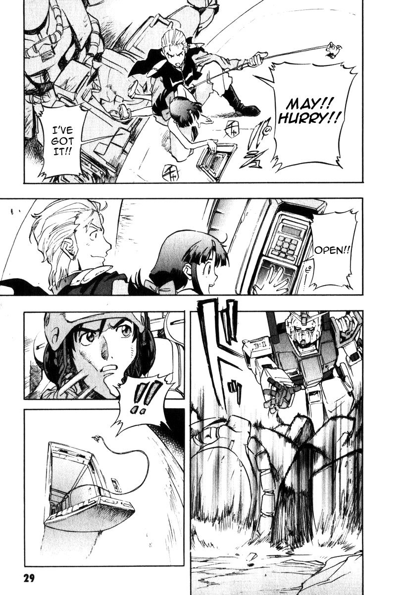 Kidou Senshi Gundam Senki: Lost War Chronicles Chapter 4 page 32 - Chapter 4: Will to Fight