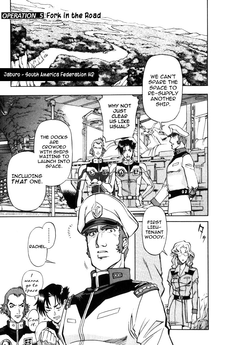 Kidou Senshi Gundam Senki: Lost War Chronicles Chapter 5 page 1 - Chapter 5: Fork in the Road