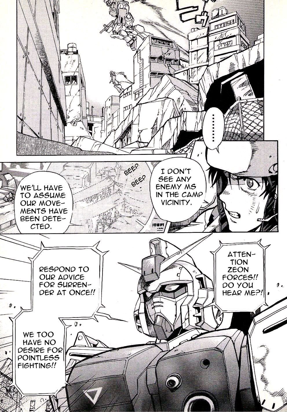Kidou Senshi Gundam Senki: Lost War Chronicles Chapter 7 page 11 - Chapter 7: Rivals! Decisive Battle