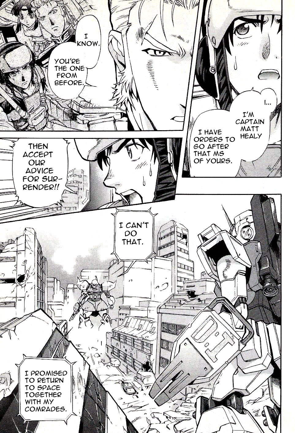 Kidou Senshi Gundam Senki: Lost War Chronicles Chapter 7 page 13 - Chapter 7: Rivals! Decisive Battle