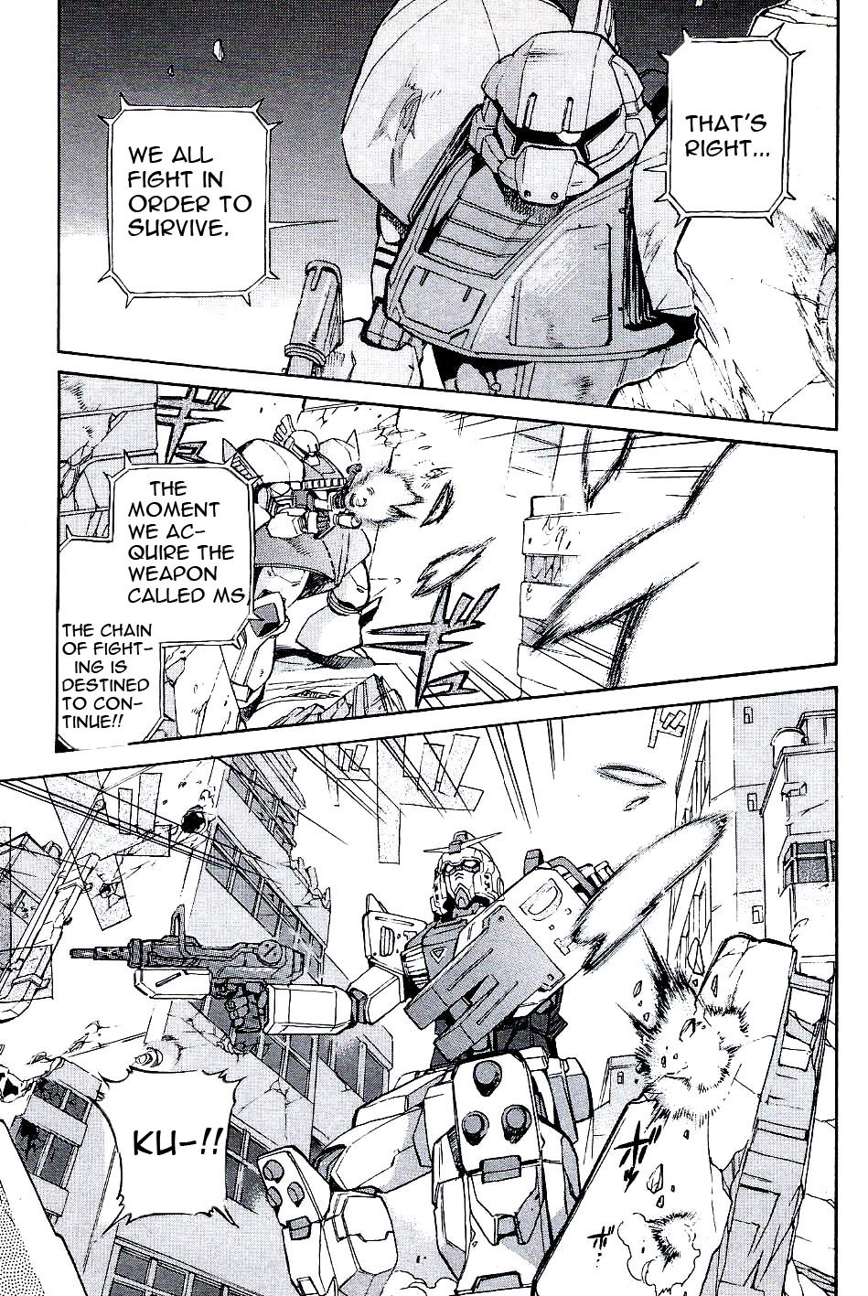 Kidou Senshi Gundam Senki: Lost War Chronicles Chapter 7 page 15 - Chapter 7: Rivals! Decisive Battle