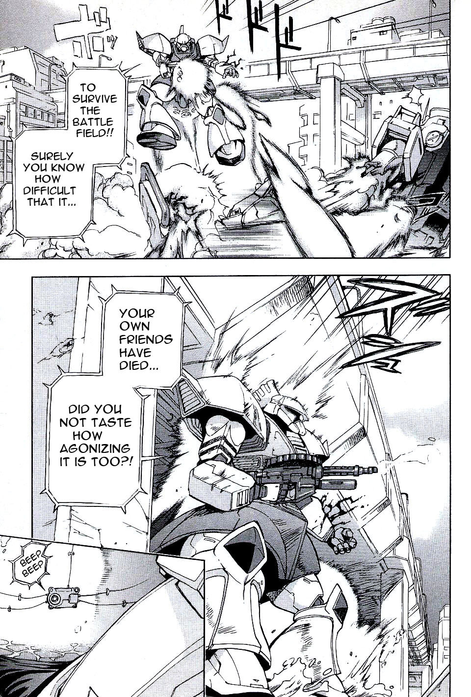 Kidou Senshi Gundam Senki: Lost War Chronicles Chapter 7 page 21 - Chapter 7: Rivals! Decisive Battle