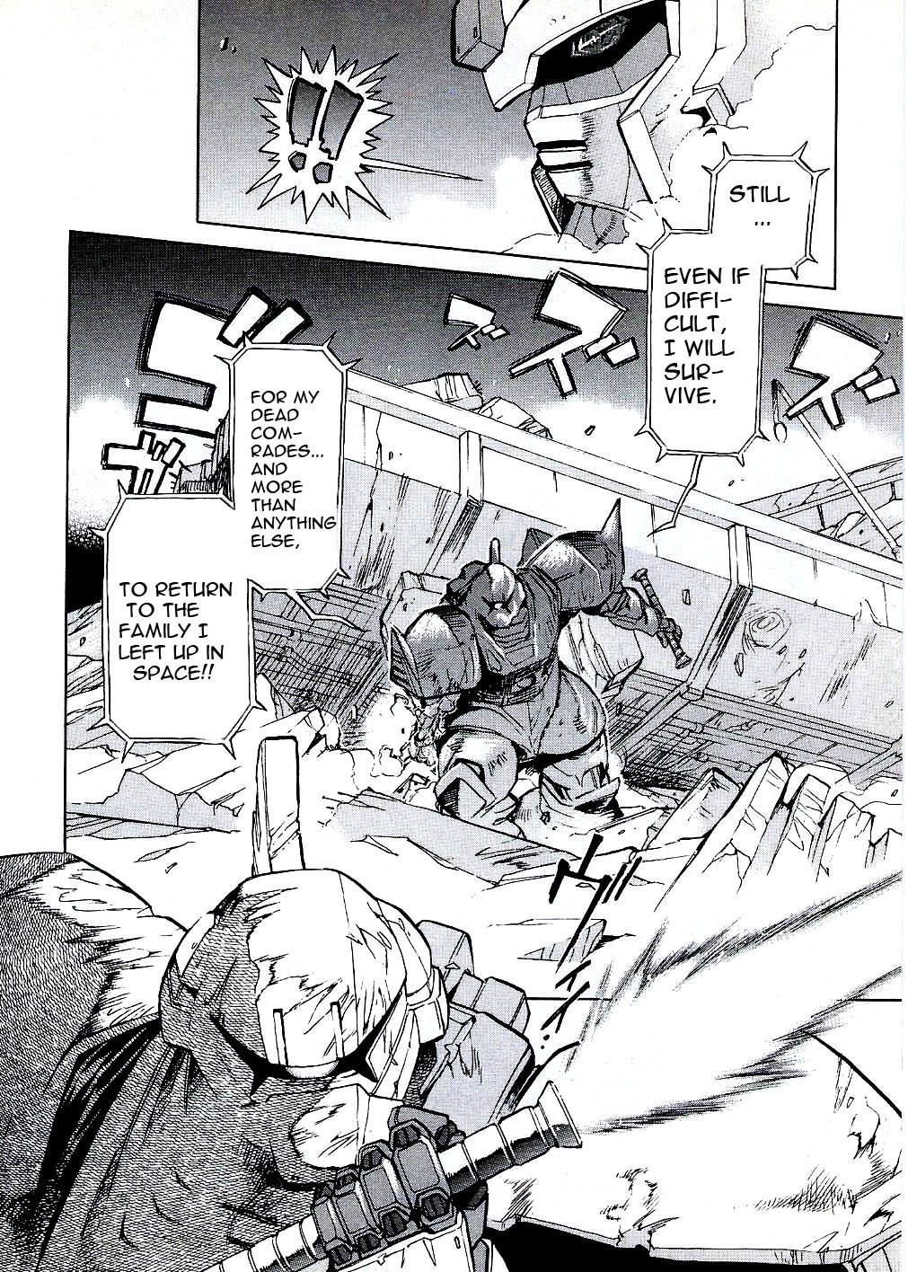 Kidou Senshi Gundam Senki: Lost War Chronicles Chapter 7 page 24 - Chapter 7: Rivals! Decisive Battle