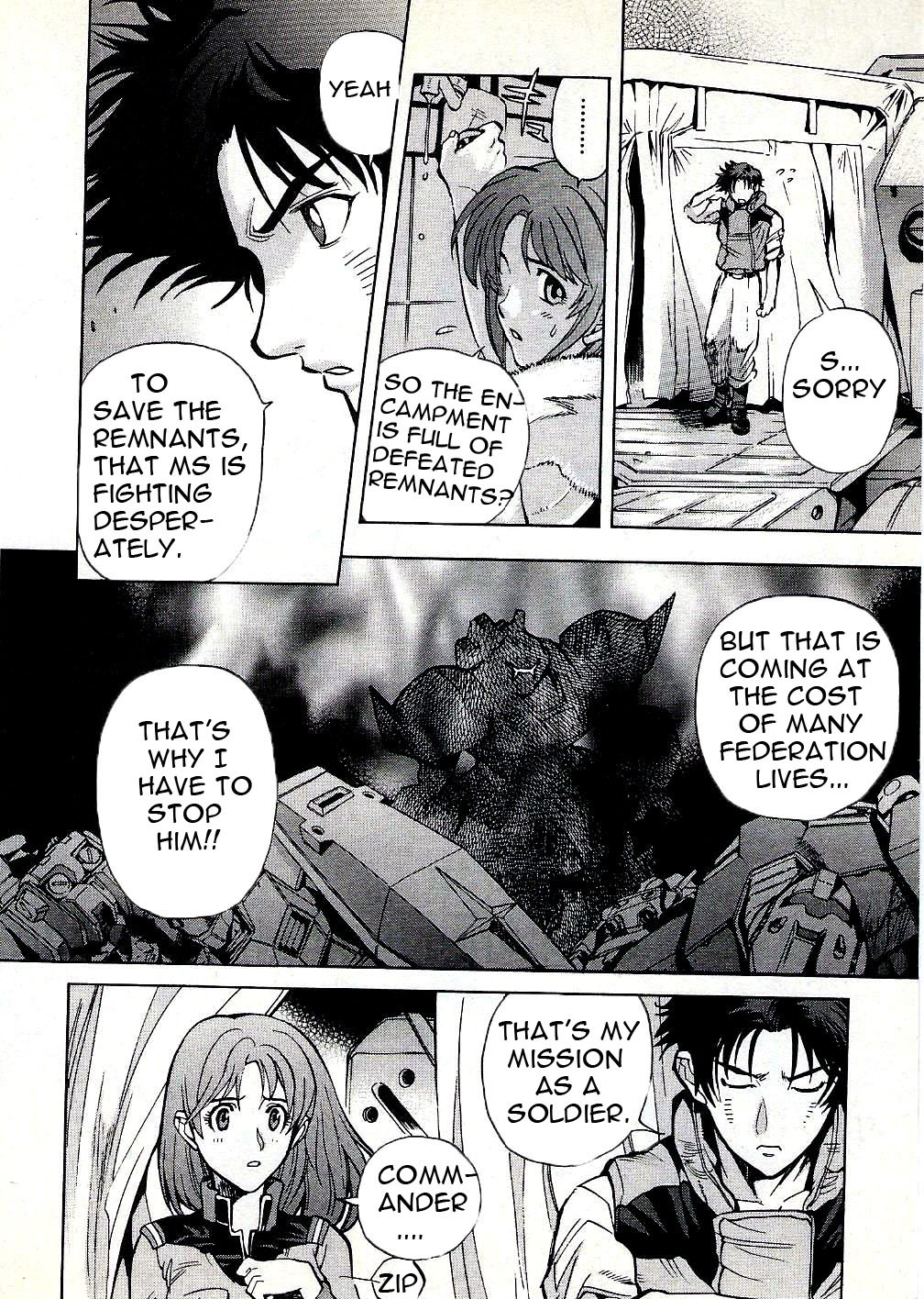 Kidou Senshi Gundam Senki: Lost War Chronicles Chapter 7 page 4 - Chapter 7: Rivals! Decisive Battle