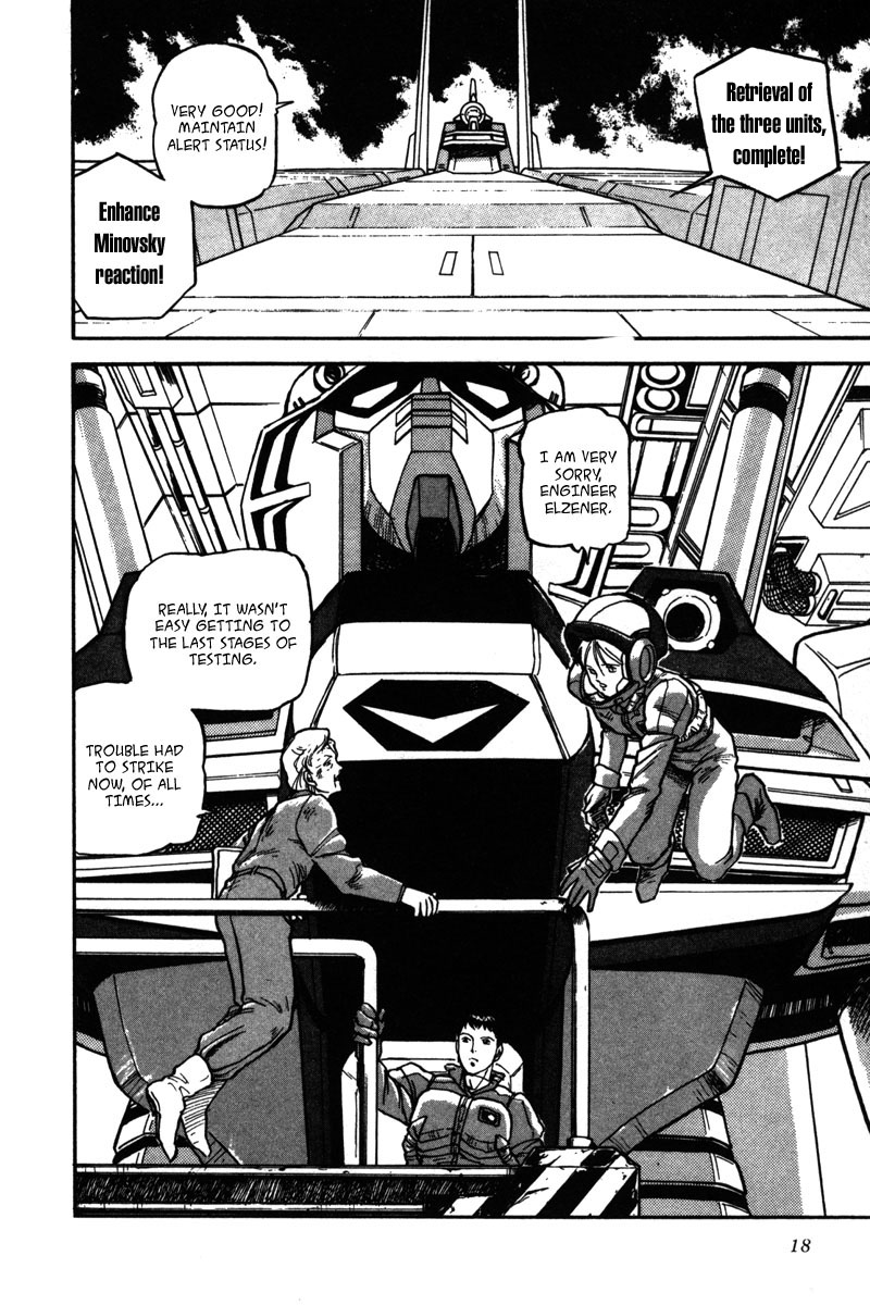 Kidou Senshi Gundam: Silhouette Formula 91 Chapter 1.2 page 14 - Chapter 1 v2 : Encounter