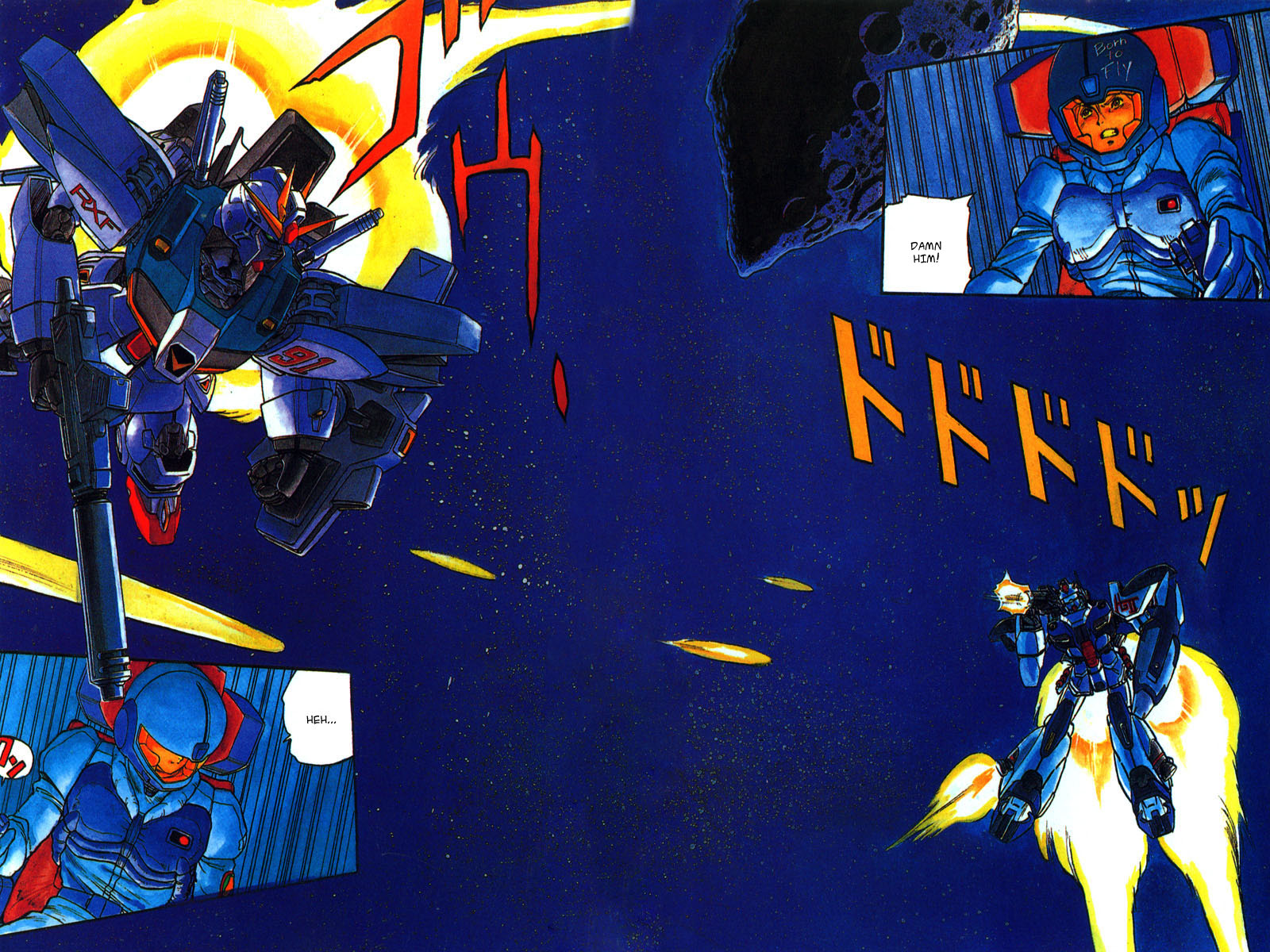 Kidou Senshi Gundam: Silhouette Formula 91 Chapter 1.2 page 4 - Chapter 1 v2 : Encounter