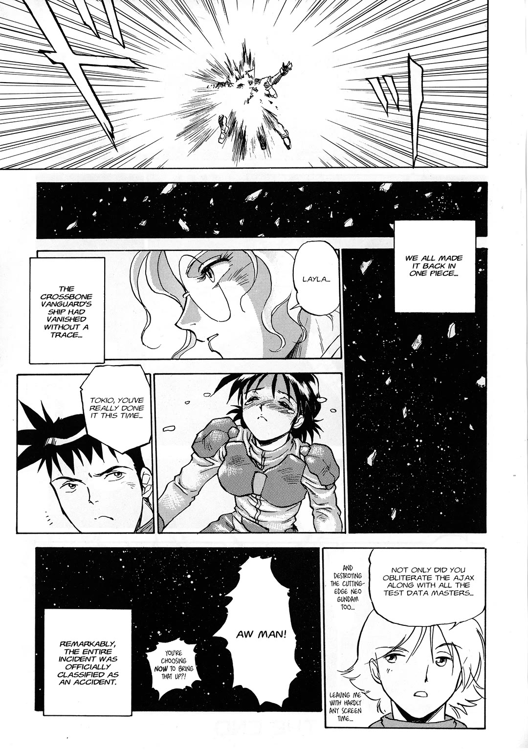Kidou Senshi Gundam: Silhouette Formula 91 Chapter 10.5 page 1 - Chapter 10.5: Alternate Ending (Original Serialization)