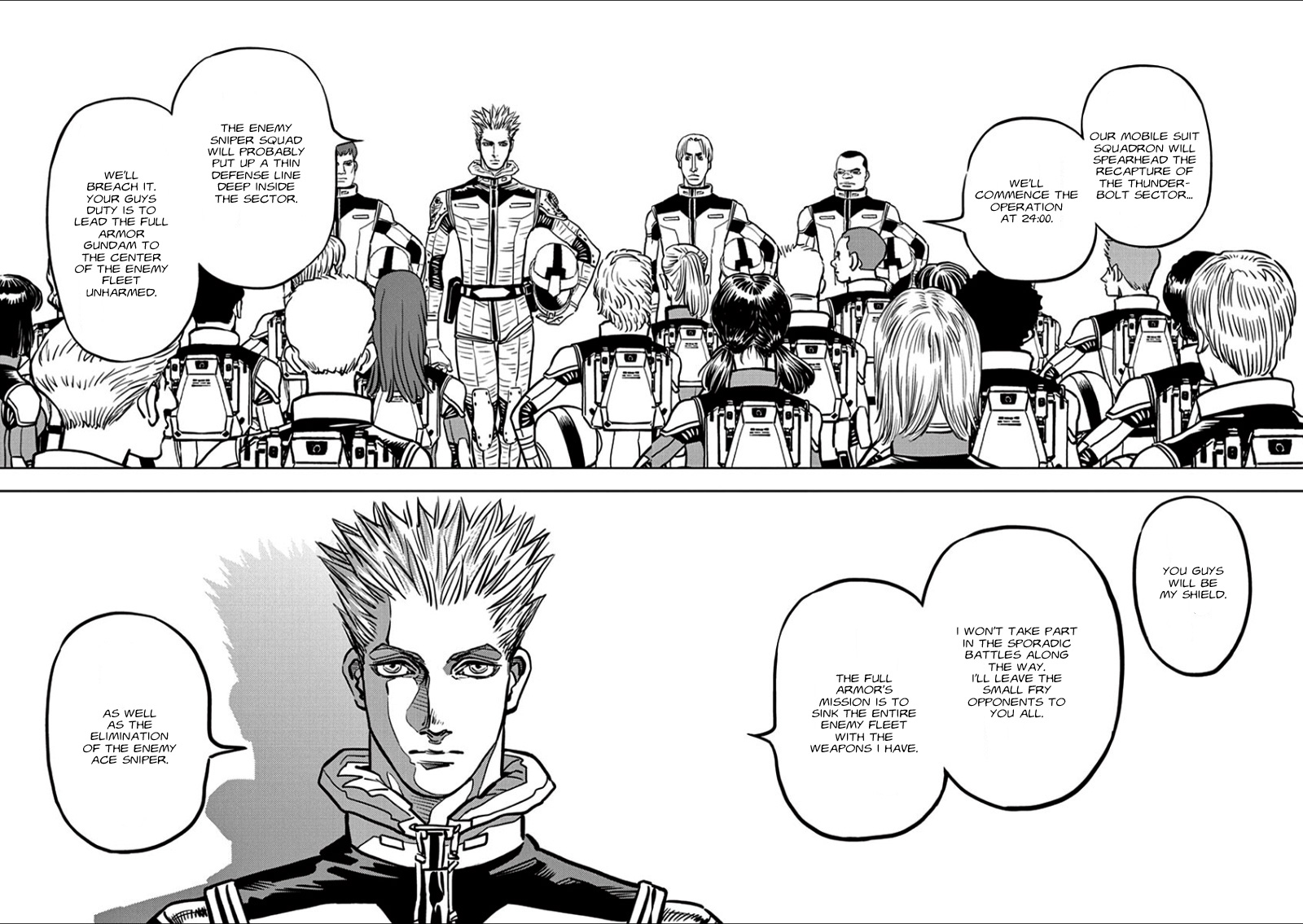 Kidou Senshi Gundam Thunderbolt Chapter 14.2 page 8 - Chapter 14 v2 : Episode.14