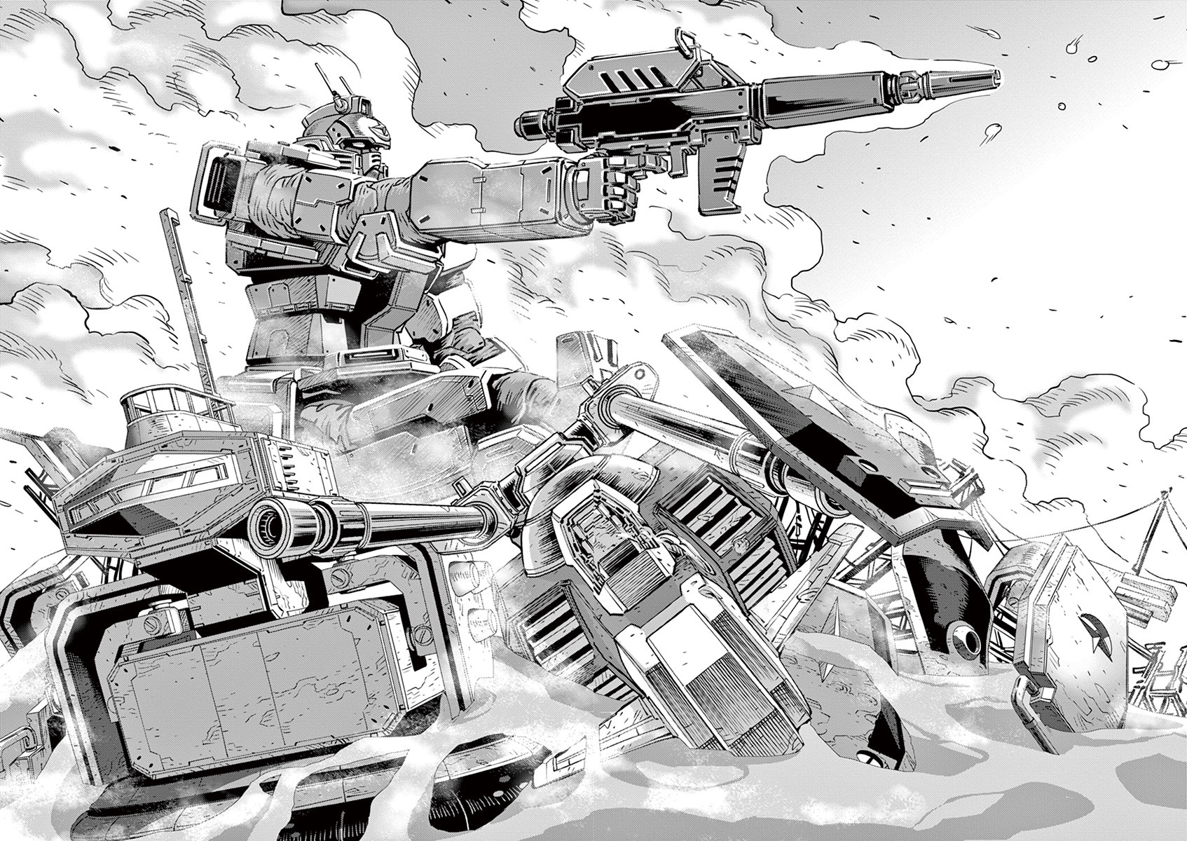 Kidou Senshi Gundam Thunderbolt Chapter 45 page 18 - Chapter 45 : Side Story - Sean The Sand Rat - Part 2