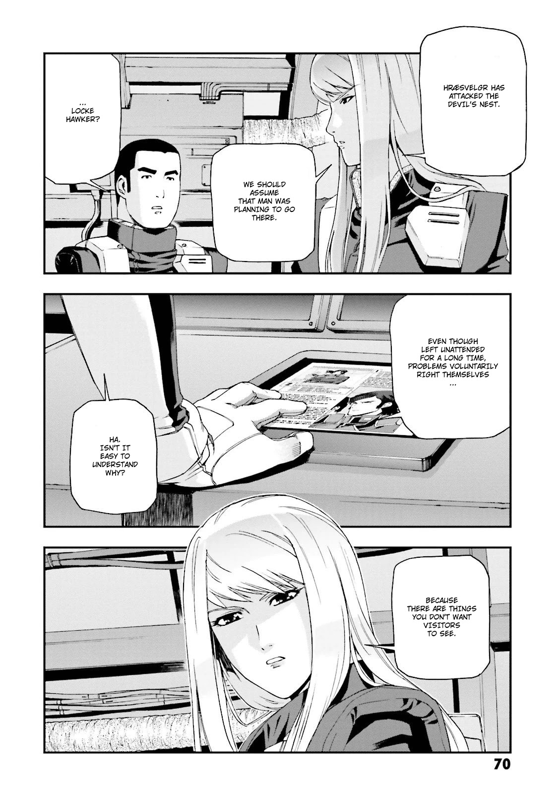 Kidou Senshi Gundam U.C. 0094 - Across The Sky Chapter 10 page 5 - Chapter 10: Bath and Luger