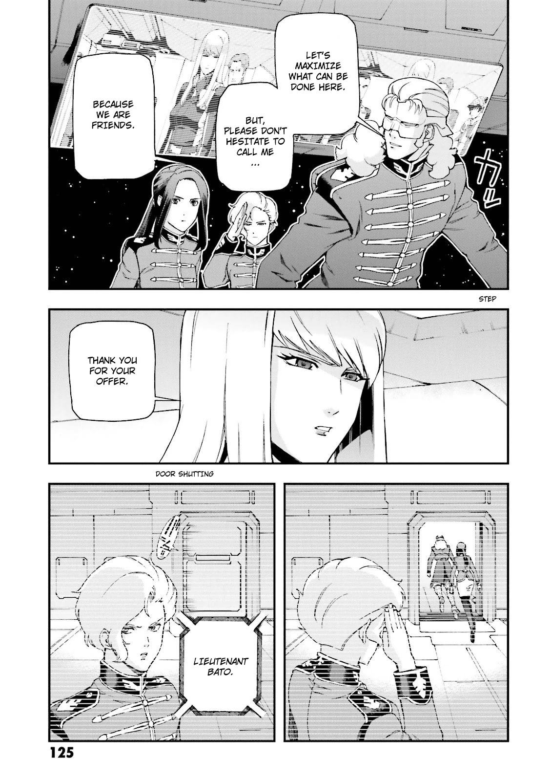 Kidou Senshi Gundam U.C. 0094 - Across The Sky Chapter 11 page 10 - Chapter 11: The Colours Are Different