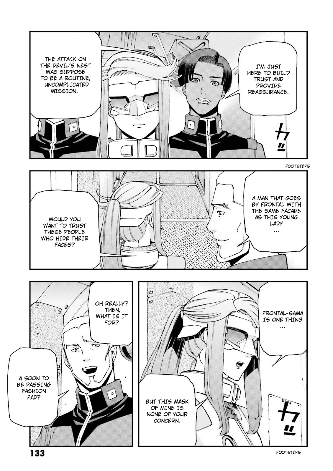 Kidou Senshi Gundam U.C. 0094 - Across The Sky Chapter 11 page 18 - Chapter 11: The Colours Are Different