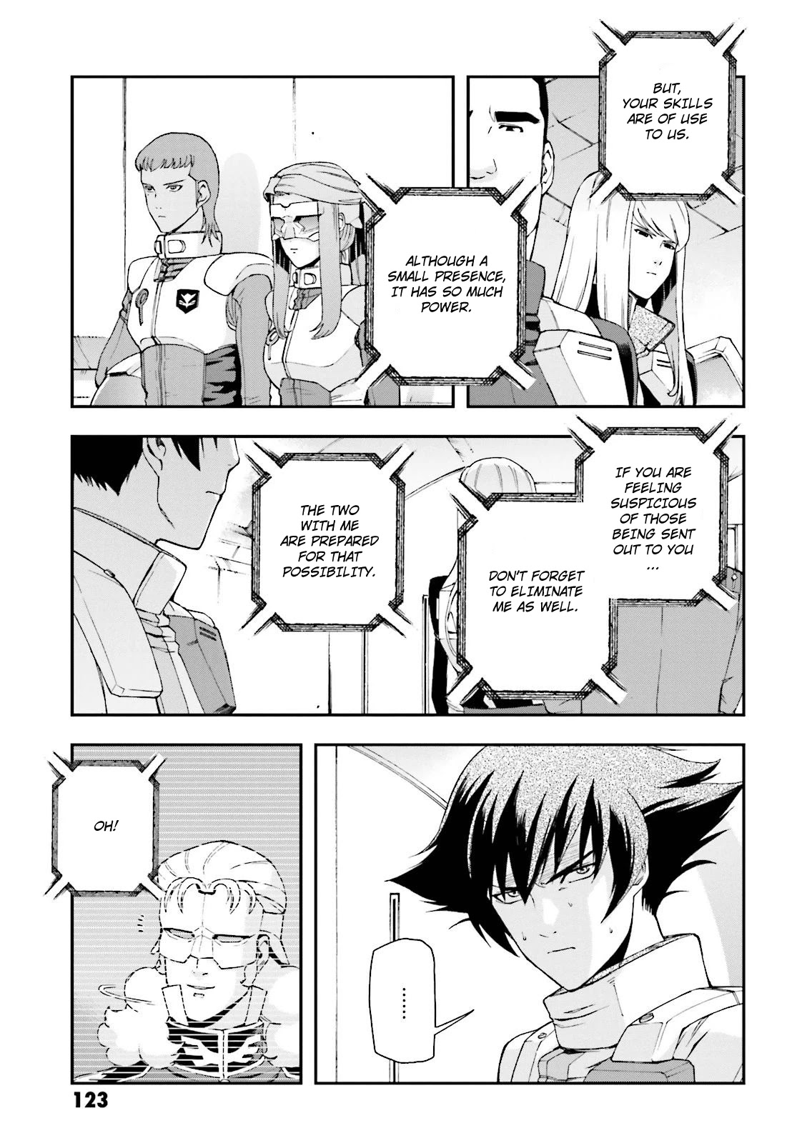 Kidou Senshi Gundam U.C. 0094 - Across The Sky Chapter 11 page 8 - Chapter 11: The Colours Are Different