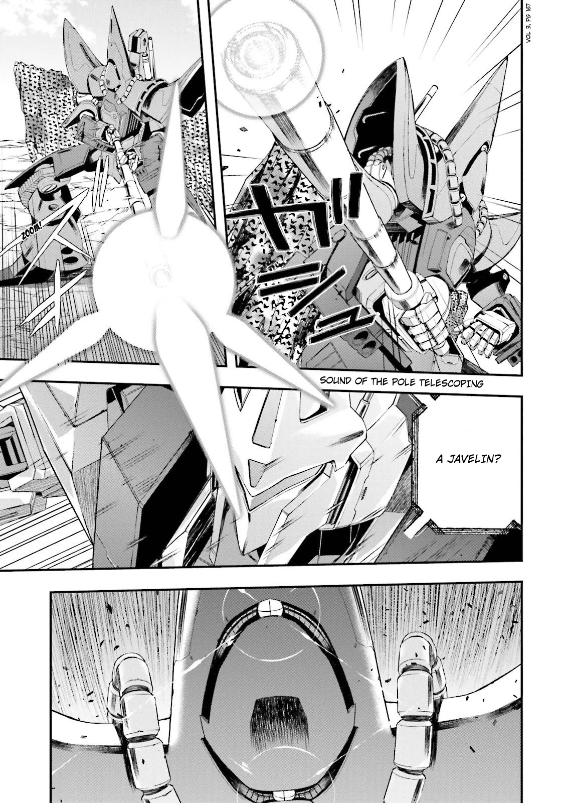 Kidou Senshi Gundam U.C. 0094 - Across The Sky Chapter 12 page 10 - Chapter 12: Black Sleeve Raven