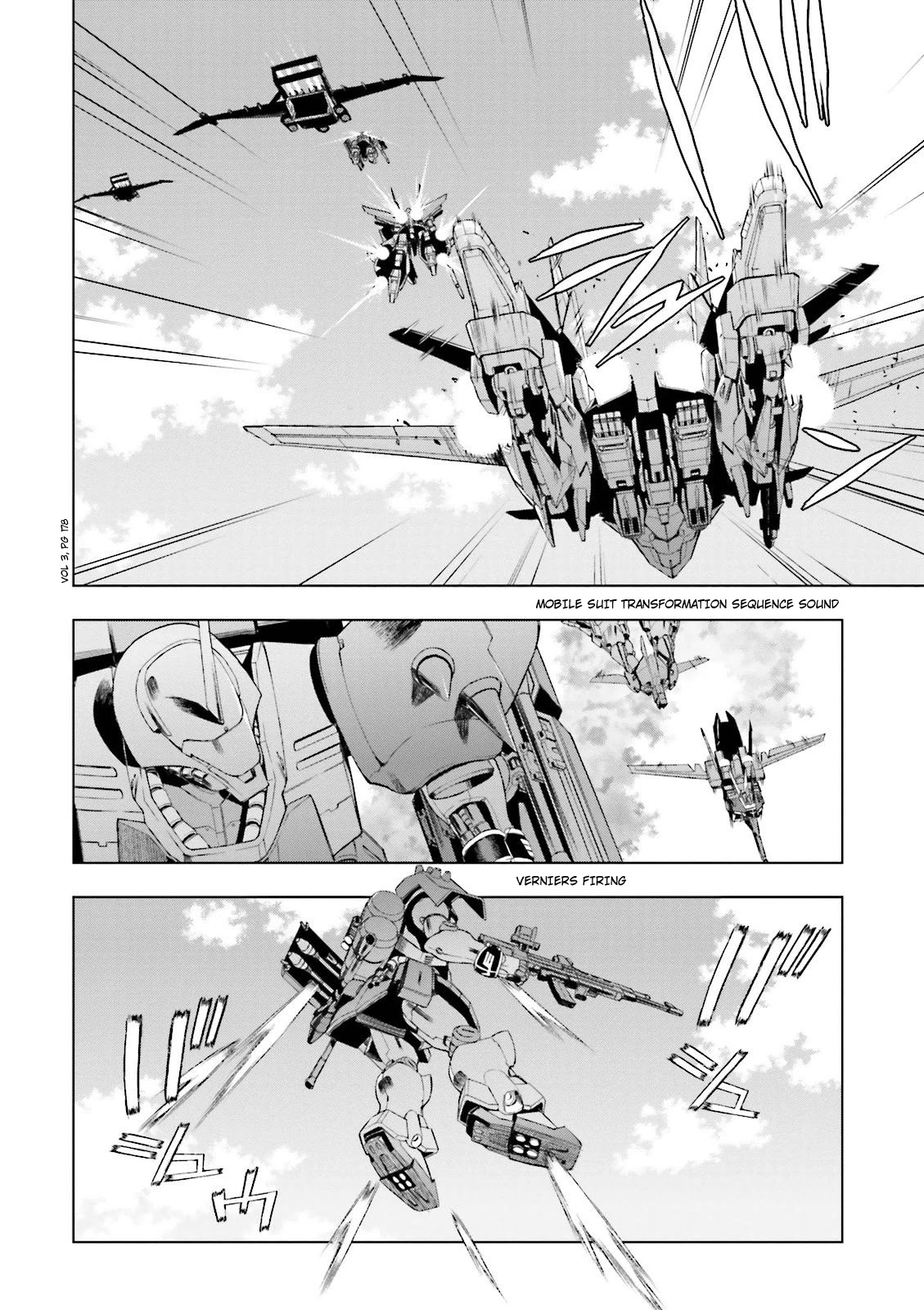 Kidou Senshi Gundam U.C. 0094 - Across The Sky Chapter 12 page 21 - Chapter 12: Black Sleeve Raven