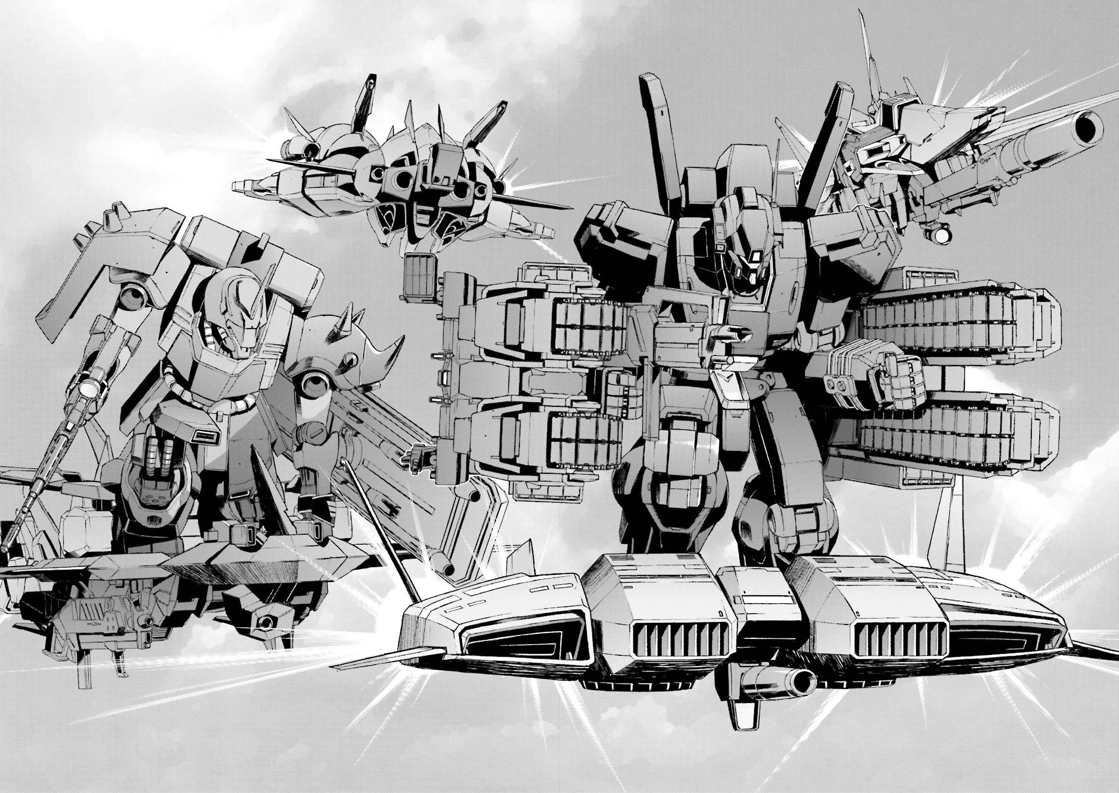 Kidou Senshi Gundam U.C. 0094 - Across The Sky Chapter 12 page 33 - Chapter 12: Black Sleeve Raven