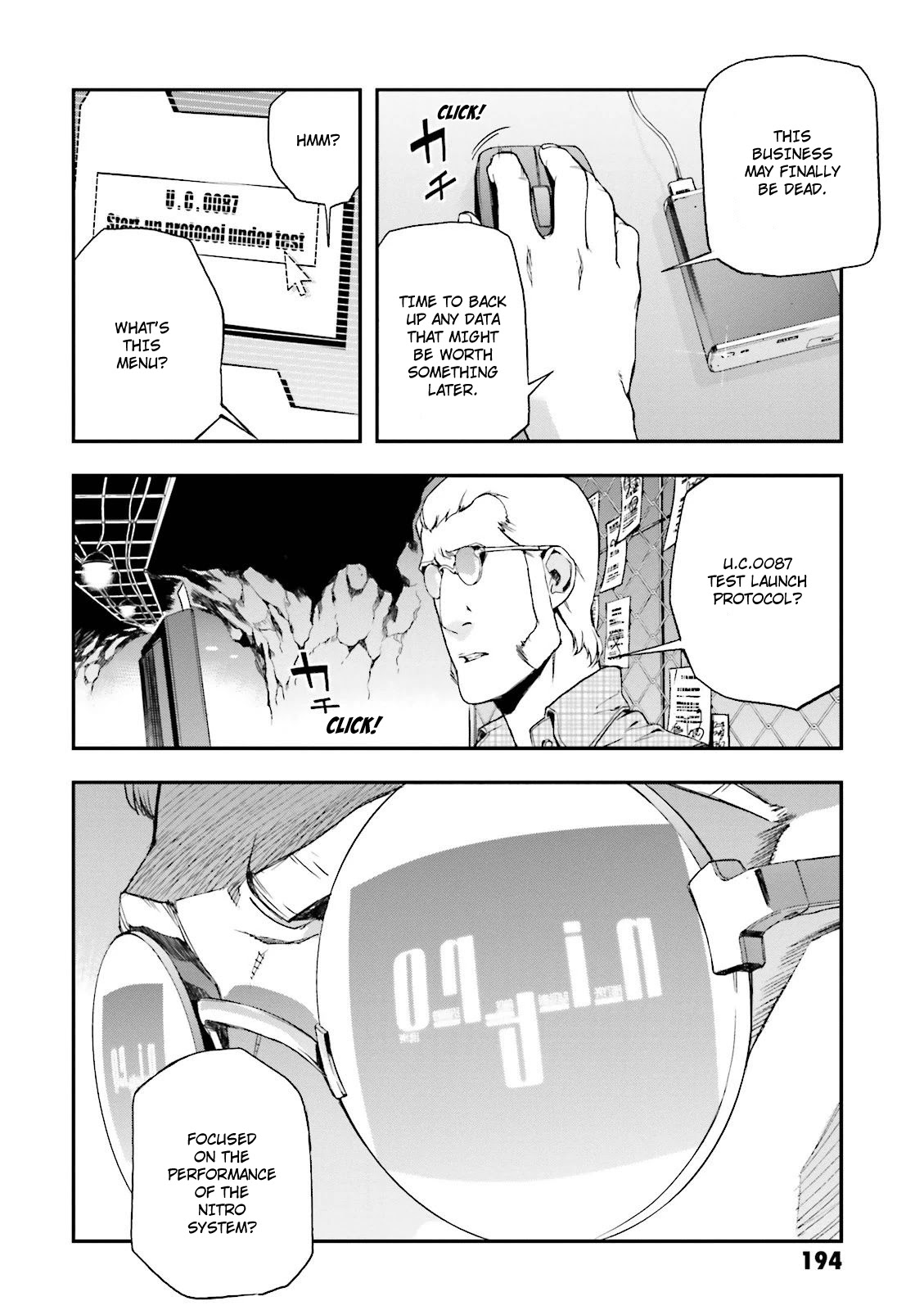 Kidou Senshi Gundam U.C. 0094 - Across The Sky Chapter 12 page 36 - Chapter 12: Black Sleeve Raven