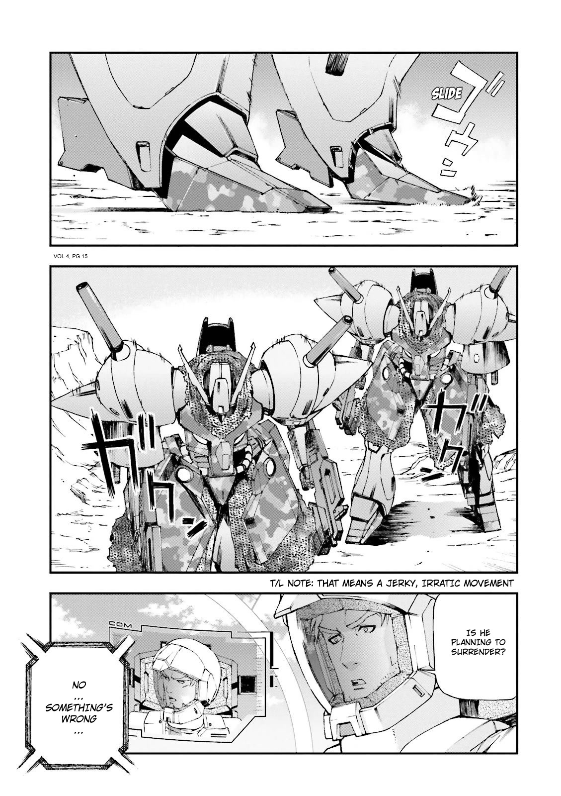 Kidou Senshi Gundam U.C. 0094 - Across The Sky Chapter 13 page 16 - Chapter 13: Blue Flames Intertwine