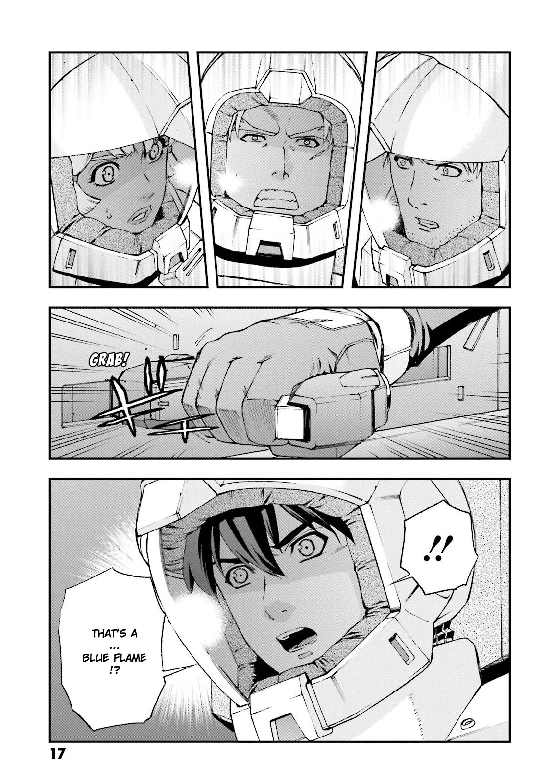 Kidou Senshi Gundam U.C. 0094 - Across The Sky Chapter 13 page 18 - Chapter 13: Blue Flames Intertwine