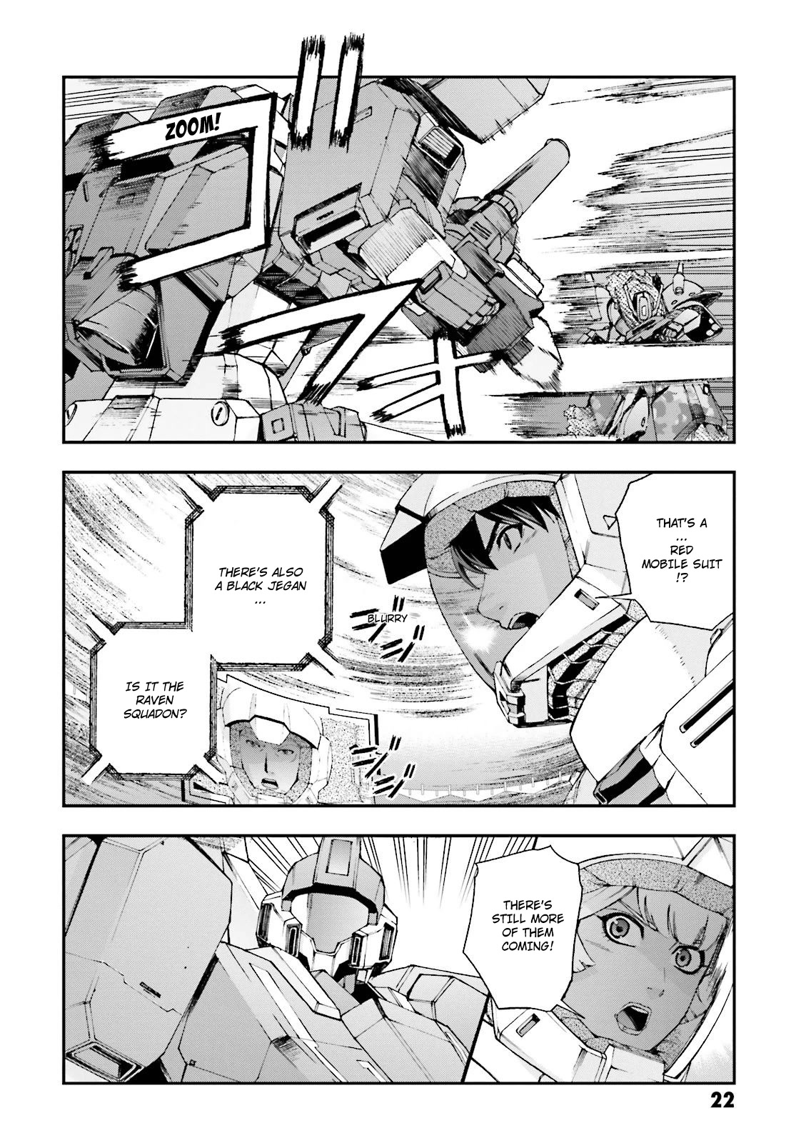 Kidou Senshi Gundam U.C. 0094 - Across The Sky Chapter 13 page 23 - Chapter 13: Blue Flames Intertwine