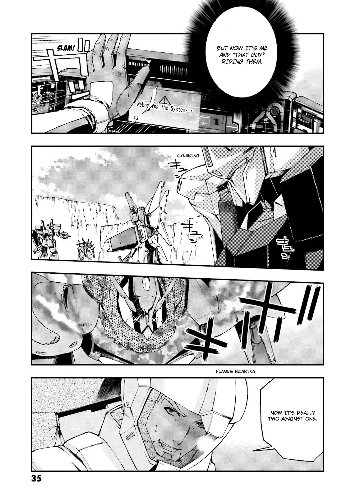 Kidou Senshi Gundam U.C. 0094 - Across The Sky Chapter 13 page 36 - Chapter 13: Blue Flames Intertwine