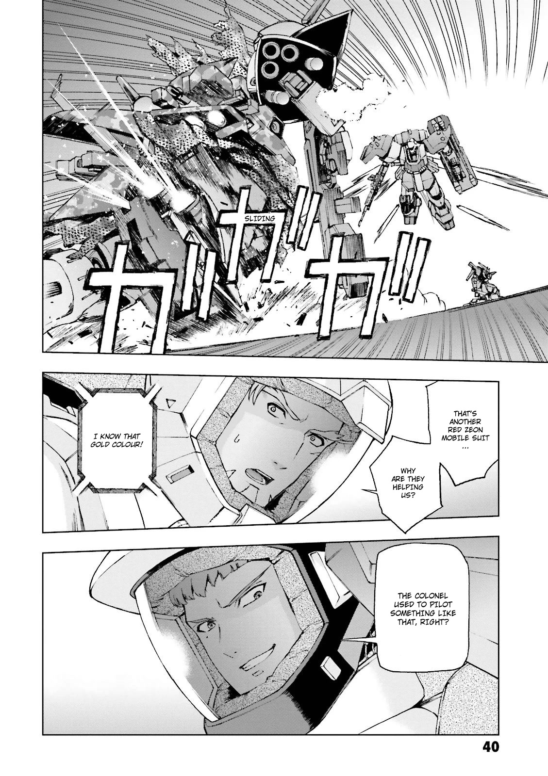 Kidou Senshi Gundam U.C. 0094 - Across The Sky Chapter 13 page 40 - Chapter 13: Blue Flames Intertwine