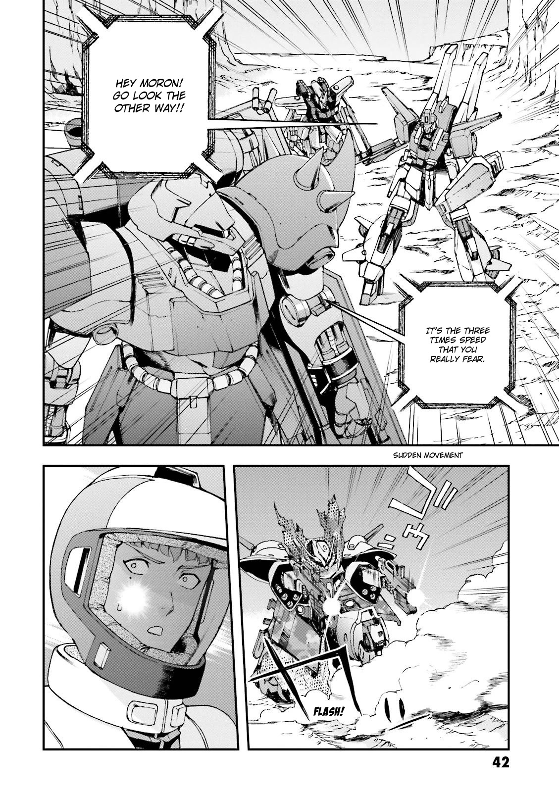 Kidou Senshi Gundam U.C. 0094 - Across The Sky Chapter 13 page 42 - Chapter 13: Blue Flames Intertwine