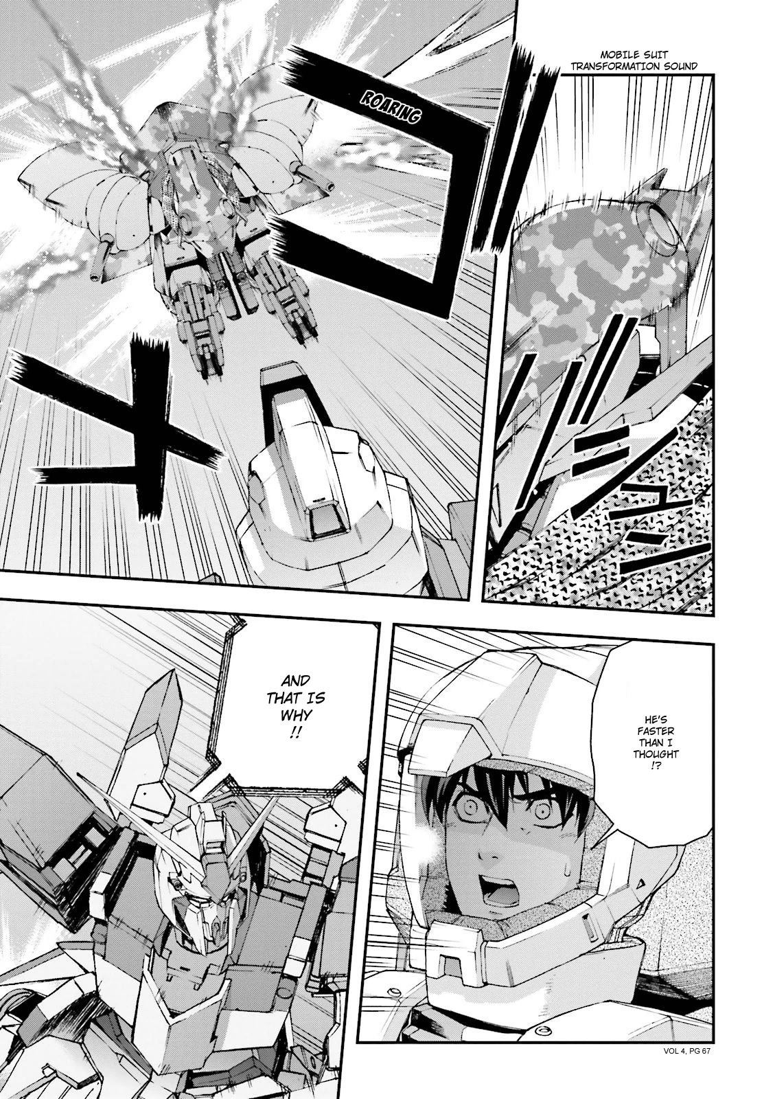 Kidou Senshi Gundam U.C. 0094 - Across The Sky Chapter 14 page 20 - Chapter 14: Delta Kai Stance