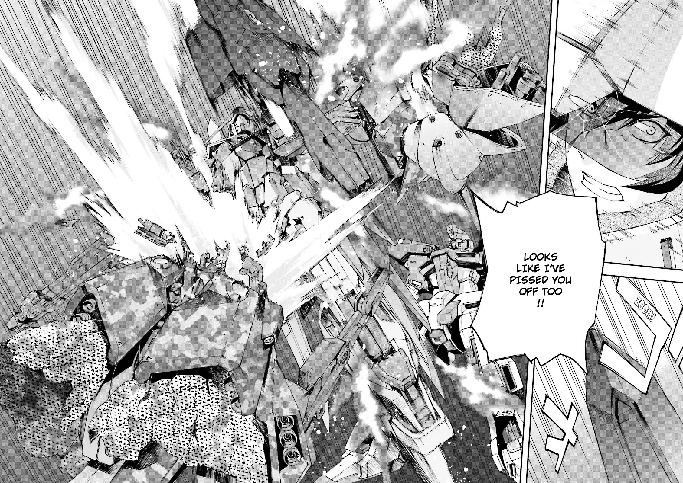 Kidou Senshi Gundam U.C. 0094 - Across The Sky Chapter 14 page 23 - Chapter 14: Delta Kai Stance