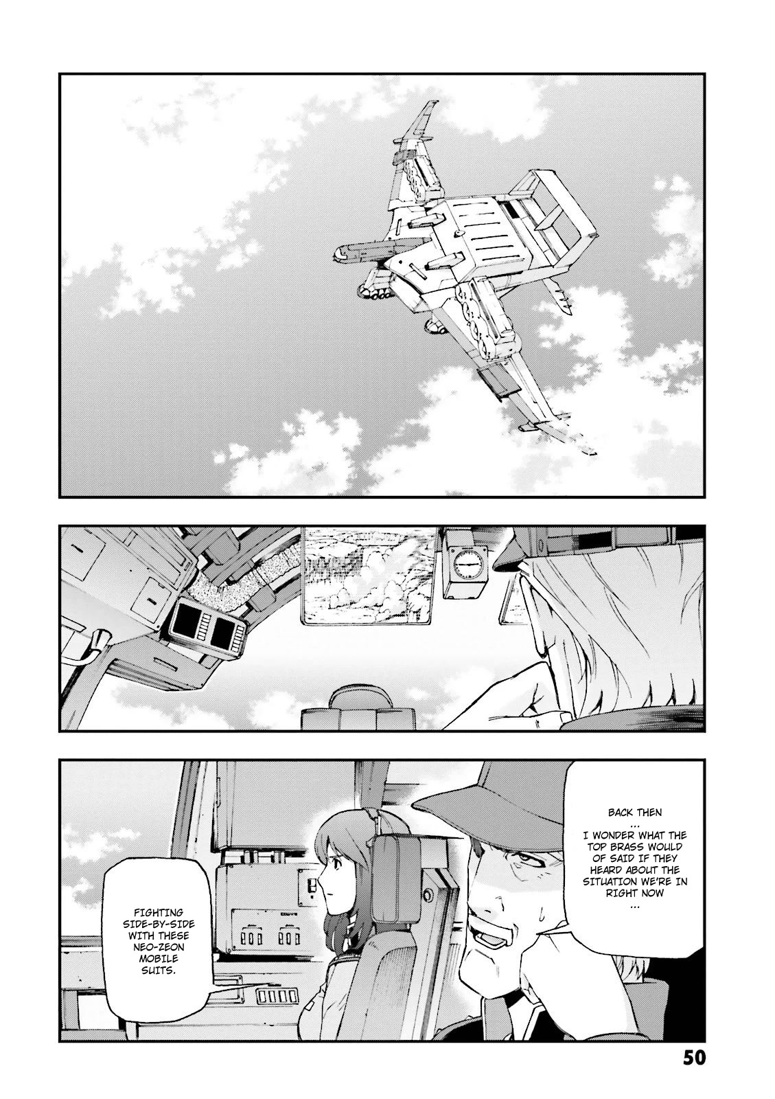 Kidou Senshi Gundam U.C. 0094 - Across The Sky Chapter 14 page 3 - Chapter 14: Delta Kai Stance