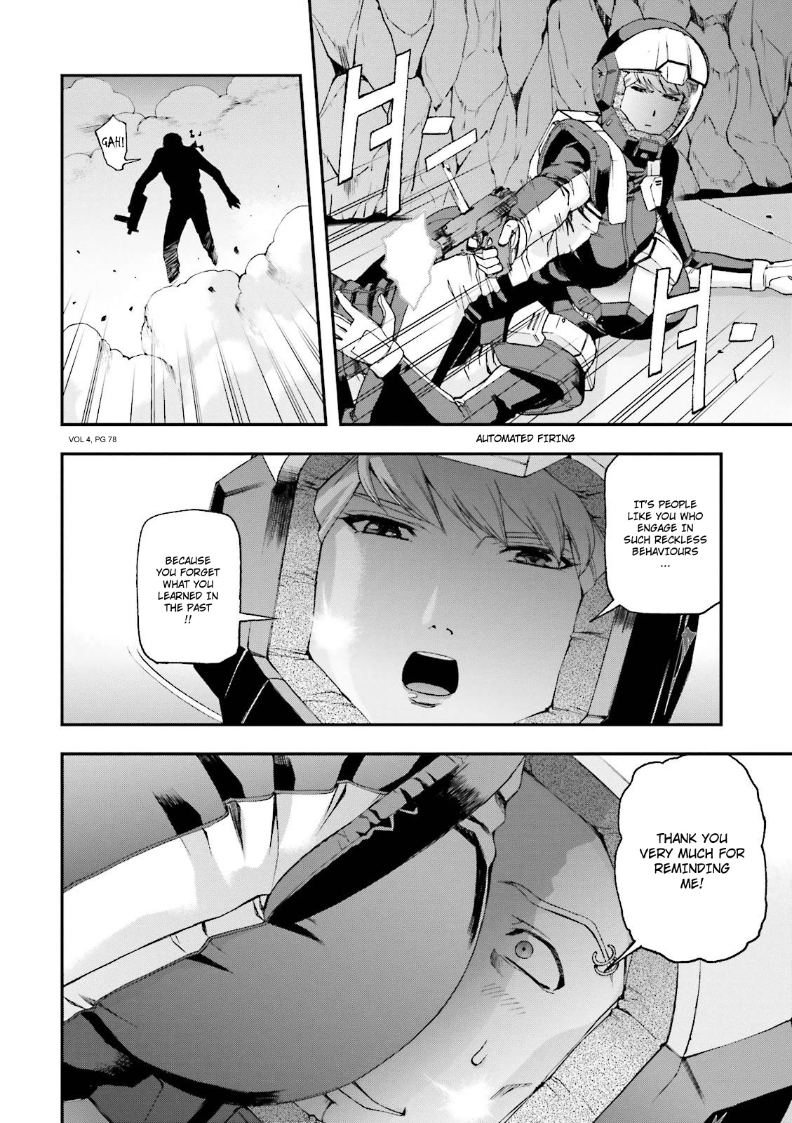 Kidou Senshi Gundam U.C. 0094 - Across The Sky Chapter 14 page 30 - Chapter 14: Delta Kai Stance