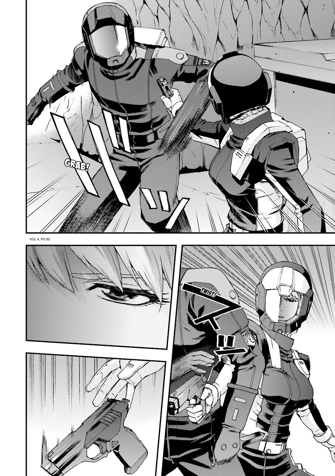 Kidou Senshi Gundam U.C. 0094 - Across The Sky Chapter 14 page 32 - Chapter 14: Delta Kai Stance