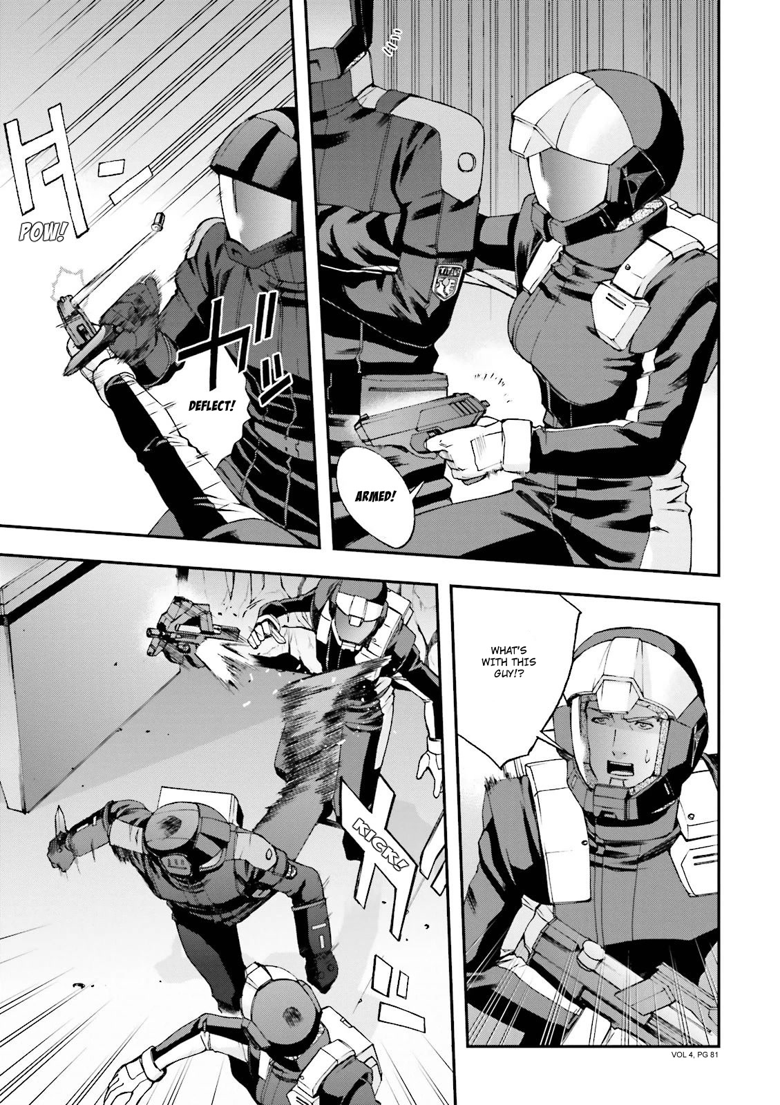 Kidou Senshi Gundam U.C. 0094 - Across The Sky Chapter 14 page 33 - Chapter 14: Delta Kai Stance