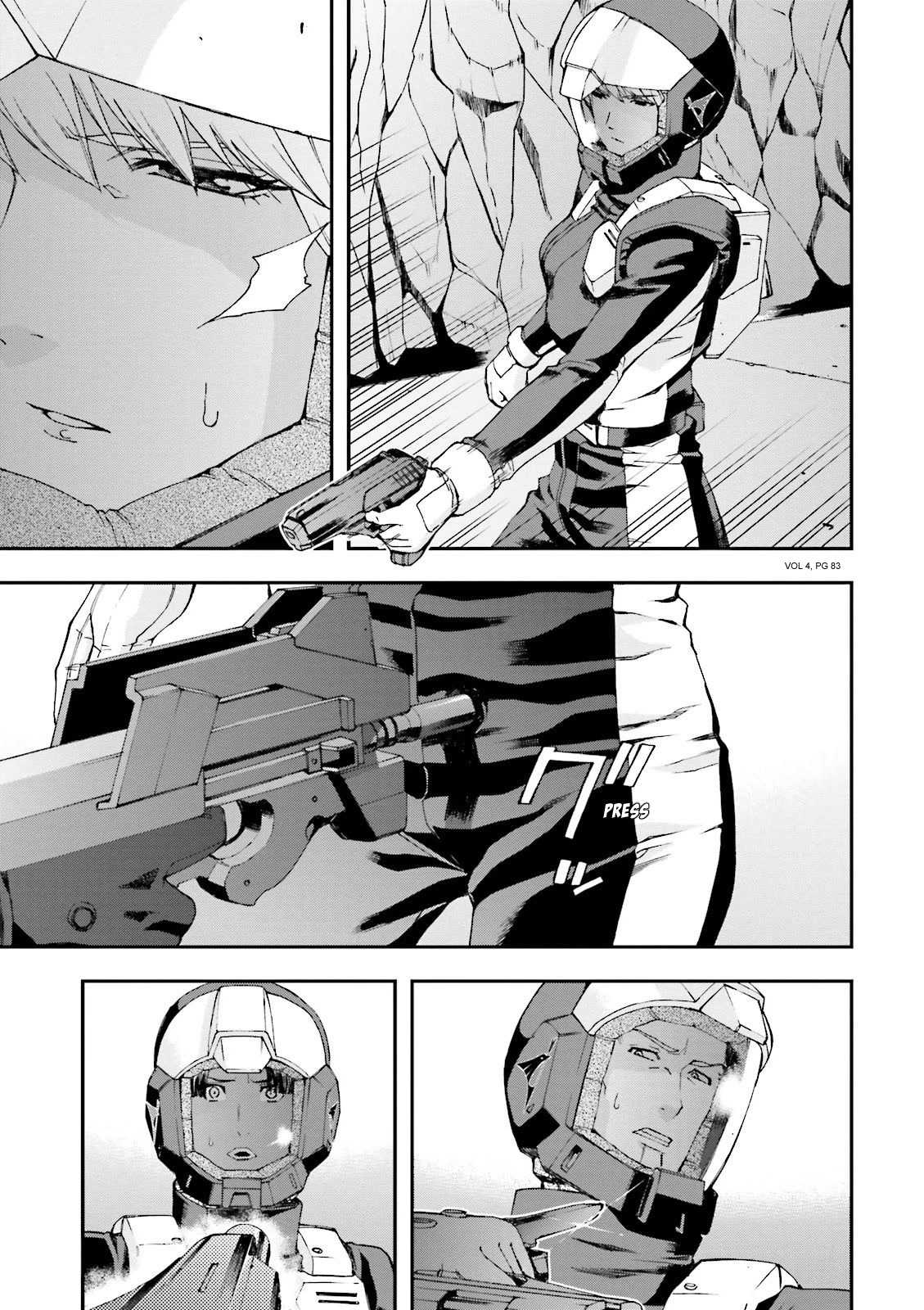 Kidou Senshi Gundam U.C. 0094 - Across The Sky Chapter 14 page 35 - Chapter 14: Delta Kai Stance