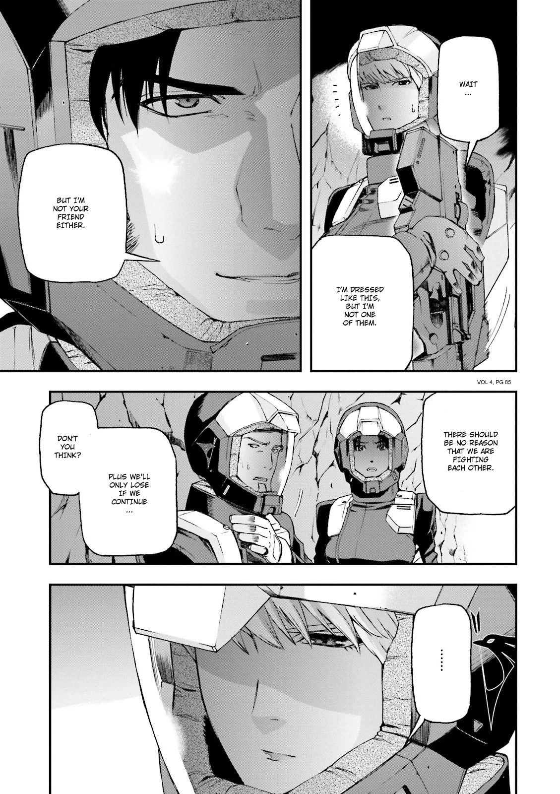 Kidou Senshi Gundam U.C. 0094 - Across The Sky Chapter 14 page 37 - Chapter 14: Delta Kai Stance