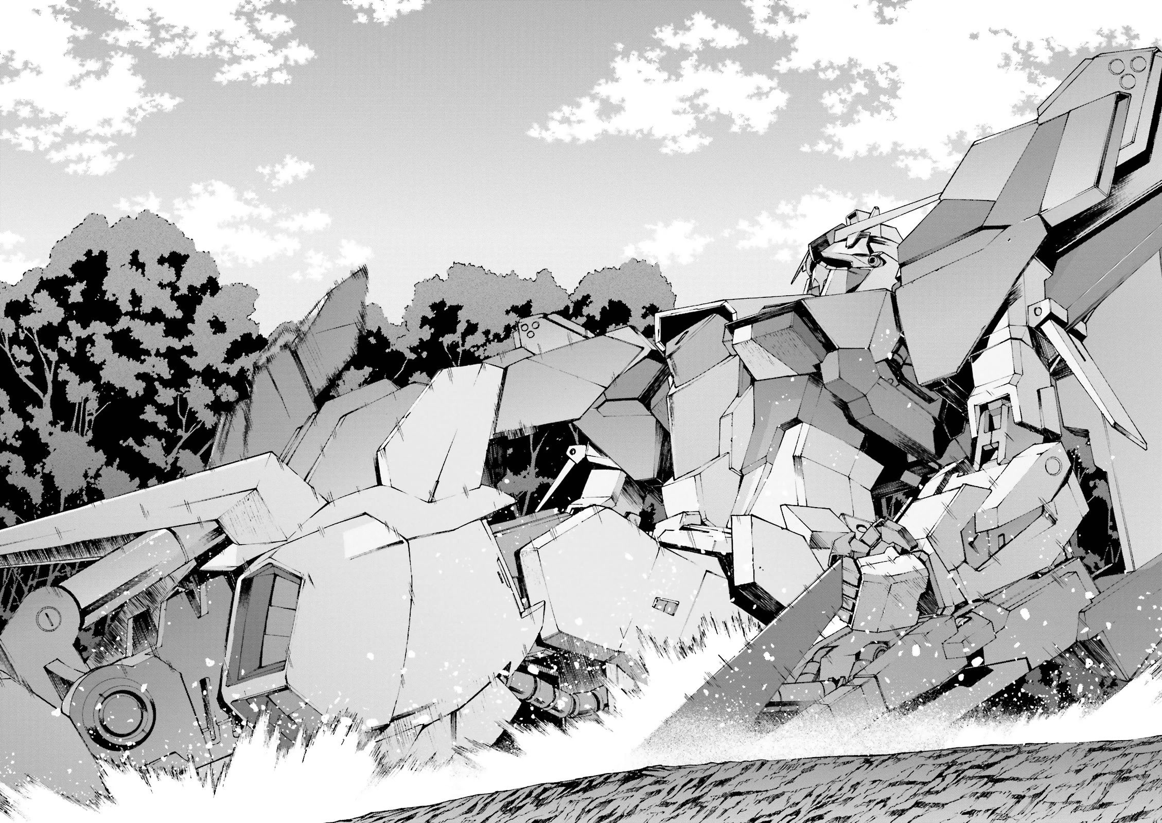 Kidou Senshi Gundam U.C. 0094 - Across The Sky Chapter 14 page 48 - Chapter 14: Delta Kai Stance