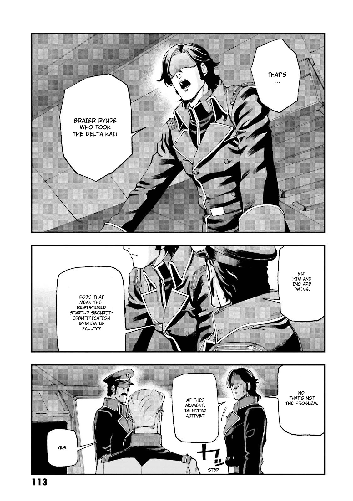 Kidou Senshi Gundam U.C. 0094 - Across The Sky Chapter 15 page 11 - Chapter 15: Something That Soars, Something That Crawls.